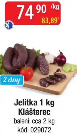 Qanto Klášterec Jelítka nabídka