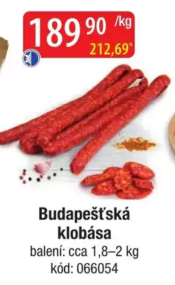 Qanto Budapešťská klobása nabídka