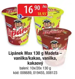 Qanto Lipánek Max vanilka/kakao, vanilka, kakaový nabídka
