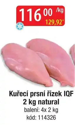 Qanto Kuřecí prsní řízek IQF nabídka