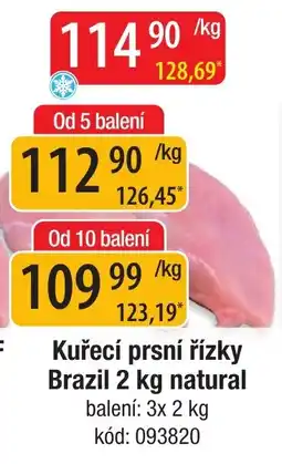 Qanto Brazil kuřecí prsní řízky nabídka