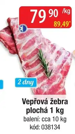 Qanto Vepřová žebra plochá nabídka