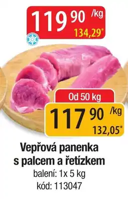 Qanto Vepřová panenka s palcem a řetízkem nabídka
