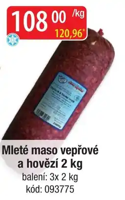 Qanto Mleté maso vepřové a hovězí nabídka
