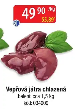 Qanto Vepřová játra chlazená nabídka