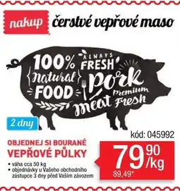Qanto nakup čerstvé vepřové maso nabídka