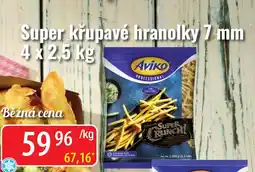 Qanto Aviko super křupavé hranolky 7 mm nabídka