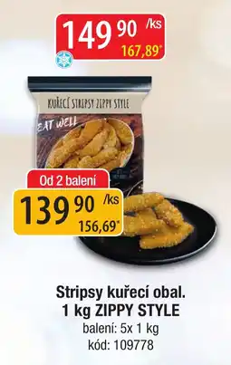 Qanto Zippy Style strips kuřecí obal nabídka