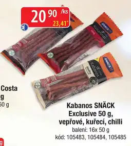 Qanto Kabanos SNÄCK Exclusive nabídka