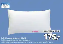 JYSK Hovin polštář z paměťové pěny nabídka