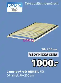 JYSK Hemsil fix lamelový rošt nabídka