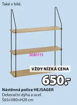 JYSK Hejsager nástěnná police nabídka