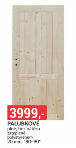 Baumax Palubkové nabídka