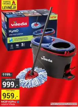 Baumax Vileda mop h2pro nabídka