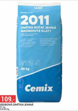 Baumax Cemix jádrová omítka jemná nabídka