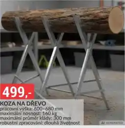 Baumax koza na drevo nabídka