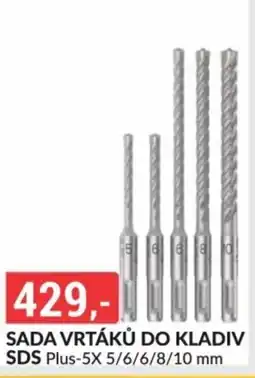 Baumax Sada vrtáků do kladiv SDS Plus-5X nabídka