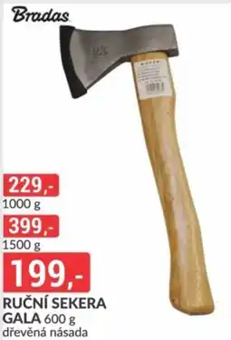 Baumax Bradas ruční sekera gala 600 g nabídka