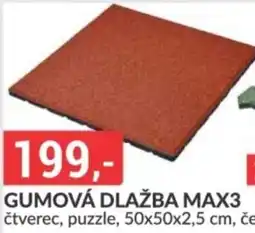 Baumax Gumová dlažba max3 nabídka