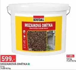 Baumax Soudal mozaiková omítka nabídka