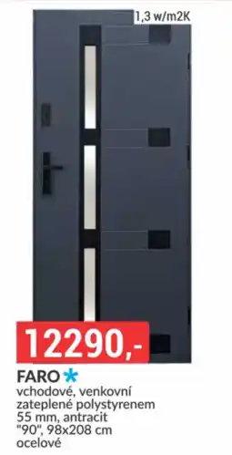 Baumax Faro vchodové venkovní zateplené polystyrenem nabídka