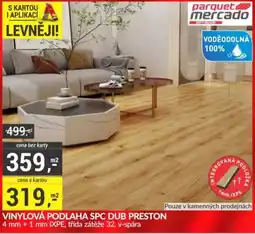 Baumax Vinylová podlaha spc dub preston nabídka