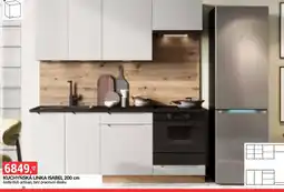 Baumax Isabel kuchyňská linka 200 cm nabídka