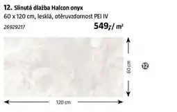 Bauhaus Slinutá dlažba Halcon onyx nabídka
