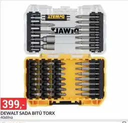Baumax DeWalt sada bitů torx nabídka