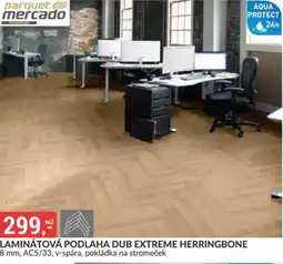 Baumax Parquet Mercado Laminátová podlaha dub extreme herringbone nabídka