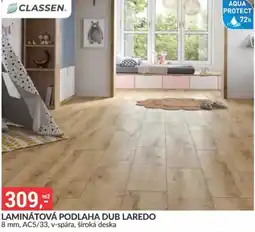 Baumax Classen laminátová podlaha dub laredo nabídka