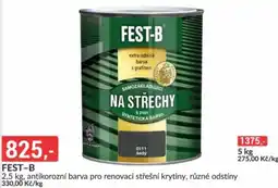 Baumax Fest-b antikorozní barva pro renovaci střešní krytiny nabídka