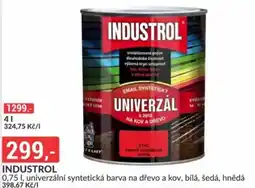 Baumax Industrol univerzální syntetická barva na dřevo a kov nabídka