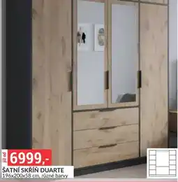 Baumax Duarte šatní skříň nabídka