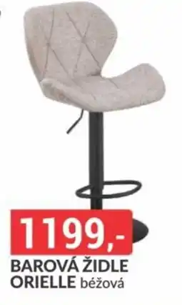 Baumax Orielle barová židle béžová nabídka