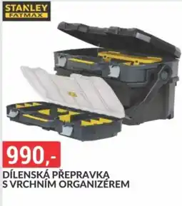 Baumax Stanley dílenská přepravka s vrchním organizérem nabídka