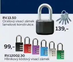 Baumax RV.13.50 Ocelový visací zámek lamelové konstrukce nabídka