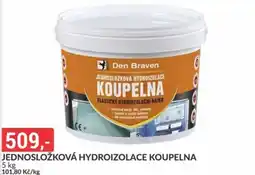 Baumax Den Braven jednosložková hydroizolace koupelna nabídka