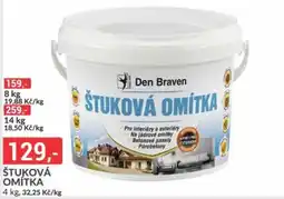 Baumax Den Braven štuková omítka nabídka