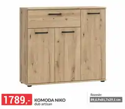 Baumax Komoda Niko dub artisan nabídka