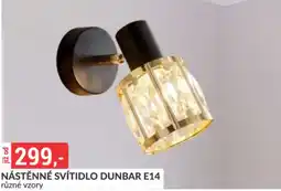 Baumax Dunbar nástěnné svítidlo e14 nabídka