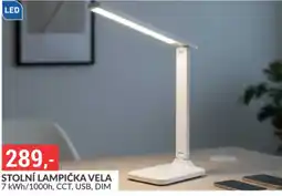 Baumax Vela stolní lampička nabídka