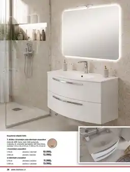 Bauhaus Stella skříňka s keramickým umyvadlem nabídka