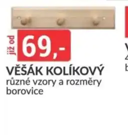 Baumax Věšák kolíkový nabídka