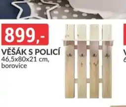 Baumax Věšák s policí nabídka