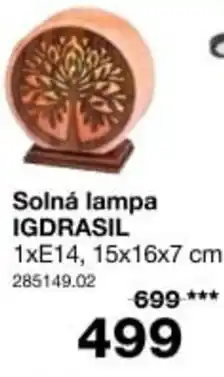 Sconto Igdrasil solná lampa nabídka