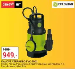 Baumax Fieldmann kalové čerpadlo fvc 4001 nabídka