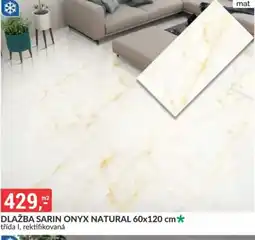 Baumax DLAŽBA SARIN ONYX NATURAL nabídka
