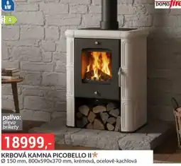 Baumax Domo fire Krbová kamna Picobello II nabídka