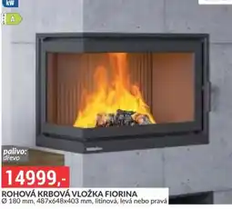Baumax Fiorina rohová krbová vložka nabídka